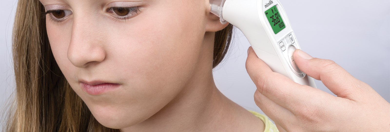 Superfast and accurate measurement of the ear temperature in only 1 second.